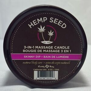 Hemp Seed 3-in-1 Massage Candle Skinny Dip Scent